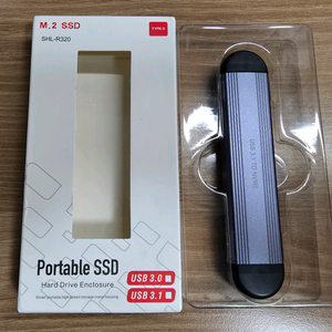 마이크론 2TB SSD + 듀얼 usb 외장케이스