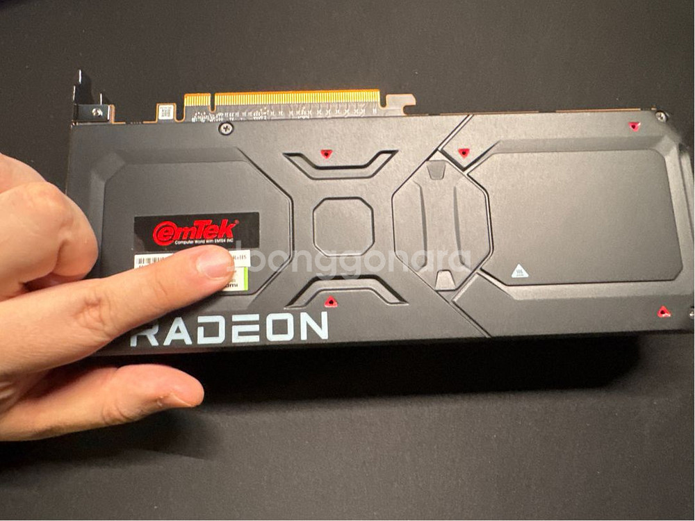 (박풀A급) 이엠텍 사파이어 AMD 라데온 RX 7800 XT 그래픽카드--3