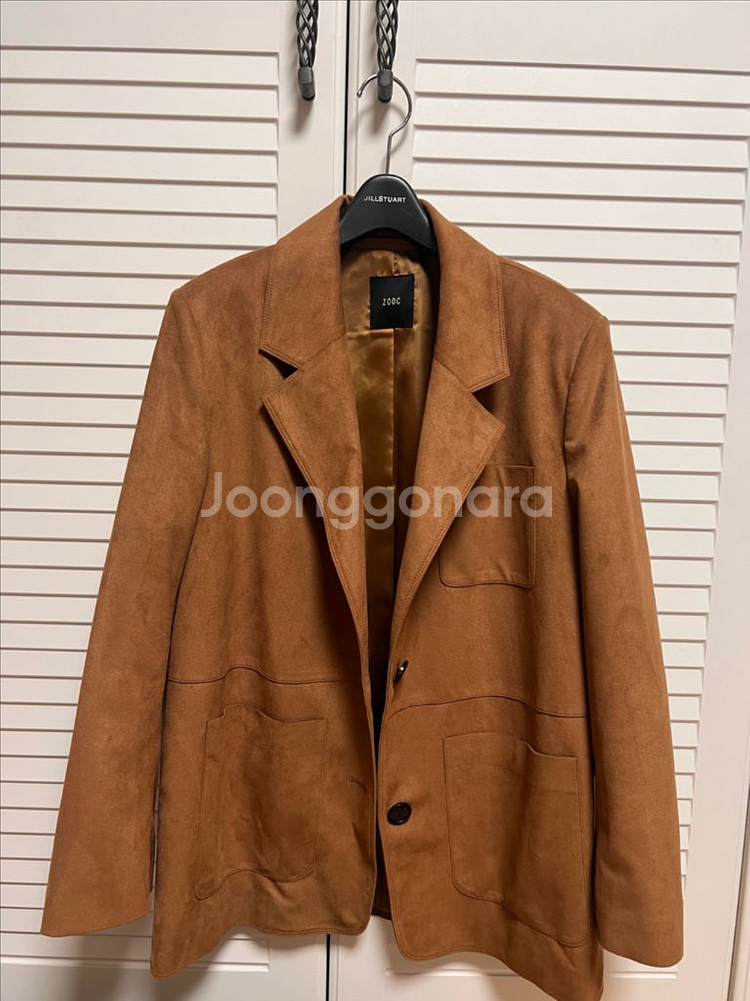 주크 스웨이드 자켓--1