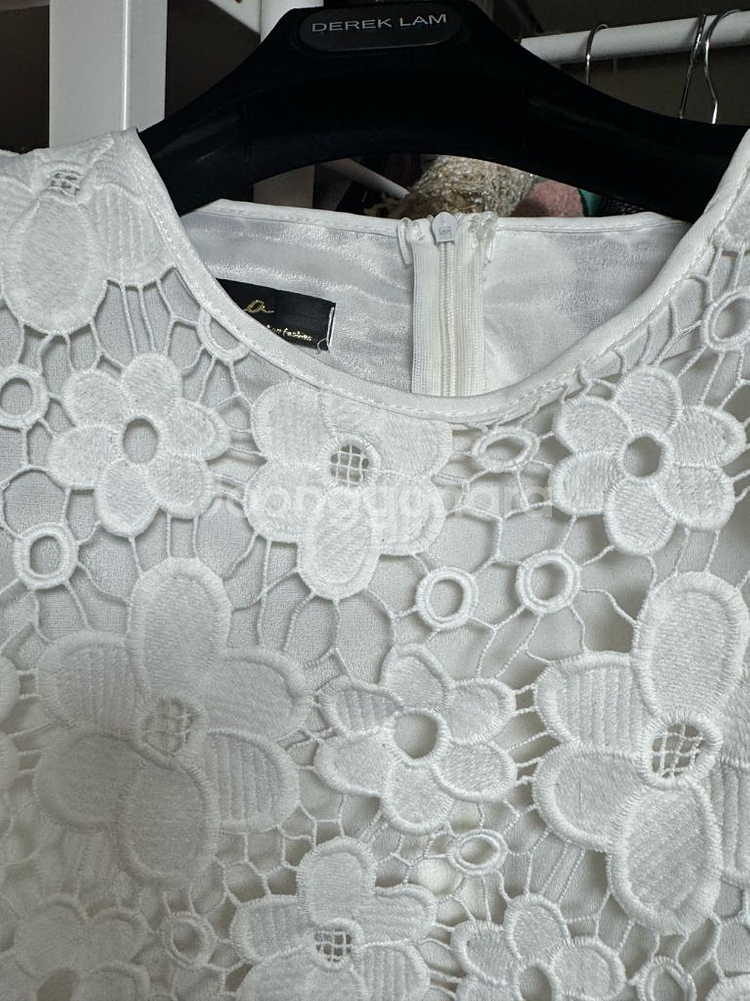 레이스 블라우스 아이보리 새거--1