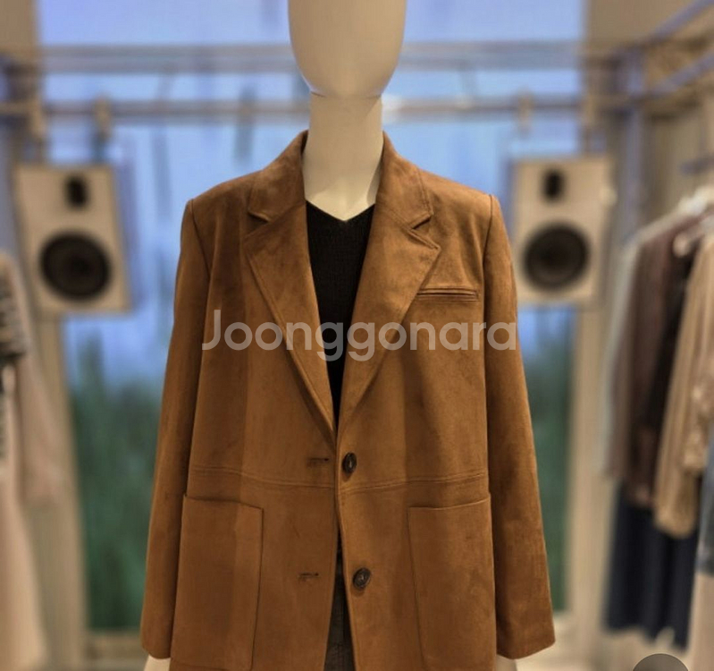 주크 스웨이드 자켓--2