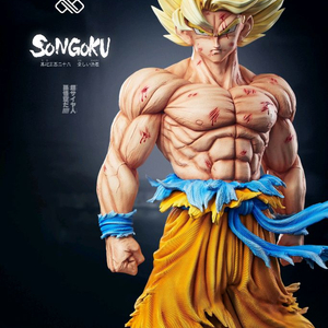 인피니트 스튜디오 슈퍼사이어인 손오공 레진