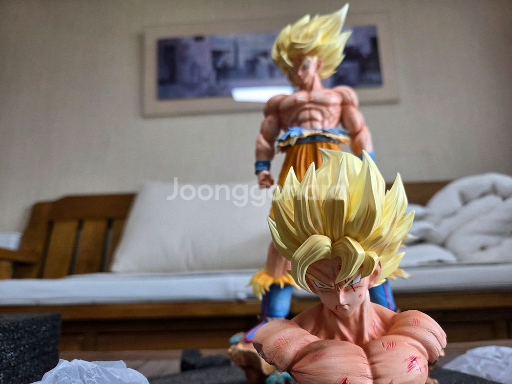 인피니트 스튜디오 슈퍼사이어인 손오공 레진--2