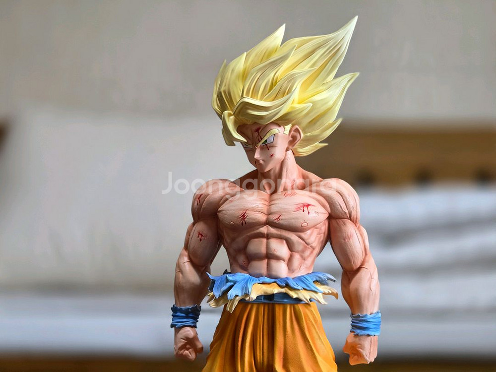 인피니트 스튜디오 슈퍼사이어인 손오공 레진--3