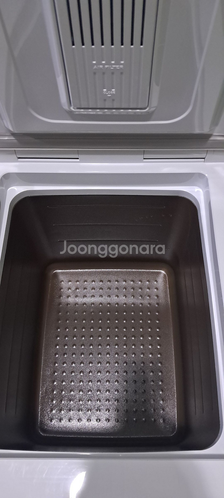 1592 딤채 153L 뚜껑형김치냉장고(그레이)--7