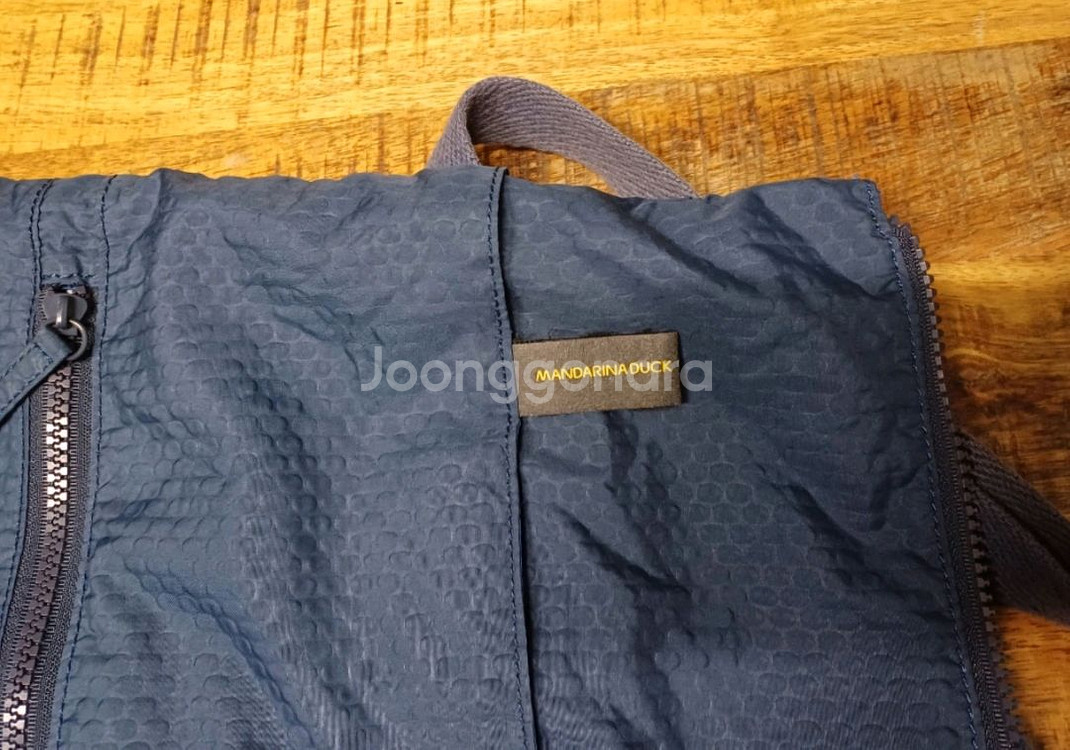 만다리나덕 네이비 토트&크로스백--1