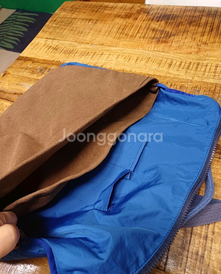 만다리나덕 네이비 토트&크로스백--3