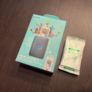 Fujifilm 인스탁스 미니 링크 2 프린터 스페이스 블루