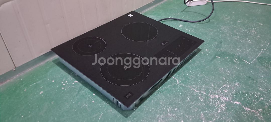 6177 SK매직 3구 하이브리드형 인덕션(블랙)--1