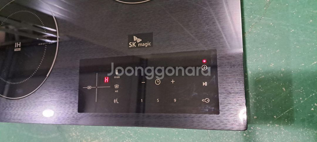 6177 SK매직 3구 하이브리드형 인덕션(블랙)--5