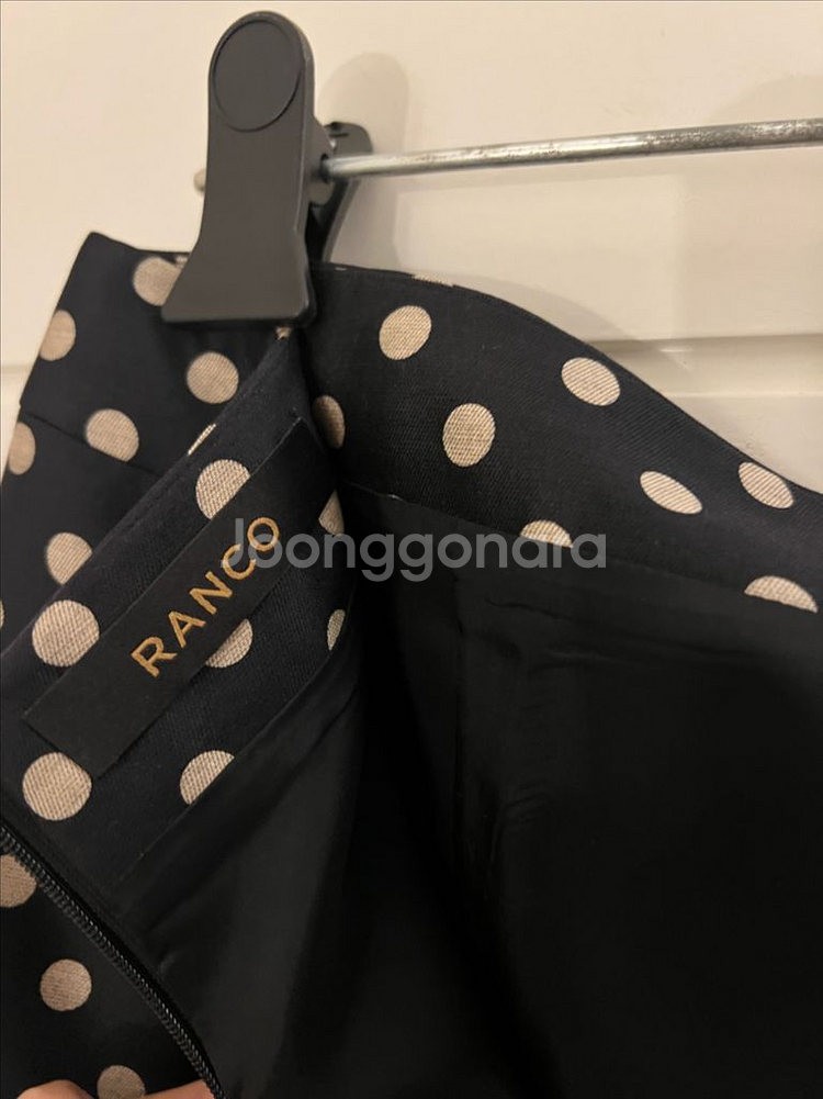 랑코 도트 미니스커트--1