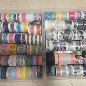 마스킹테이프.보관함.스티커200여장 등