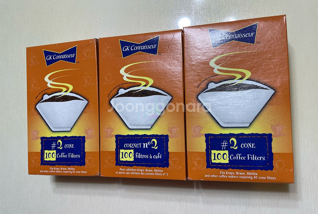 [새제품] GK Connoisseur 커피 필터 3개--0