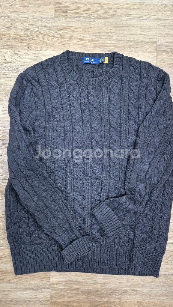 폴로 랄프로렌 케이블 니트 스웨터 M--0