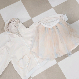 튤 스커트 상하 150