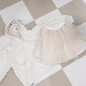 튤 스커트 상하 150