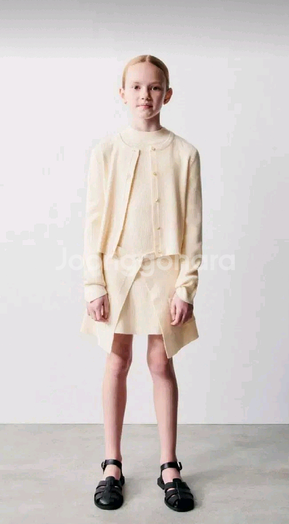 자라키즈 슈퍼포지션 니트 원피스 6-7y 새상품--5