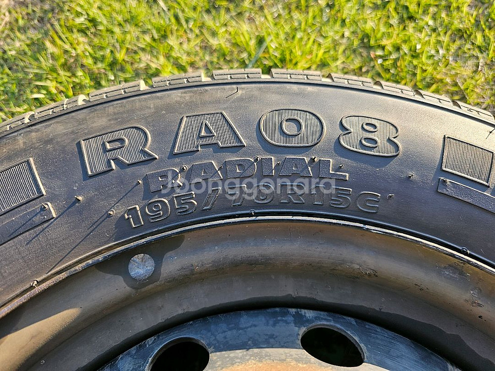 포터2 전륜 휠타이어 2개 세트--1