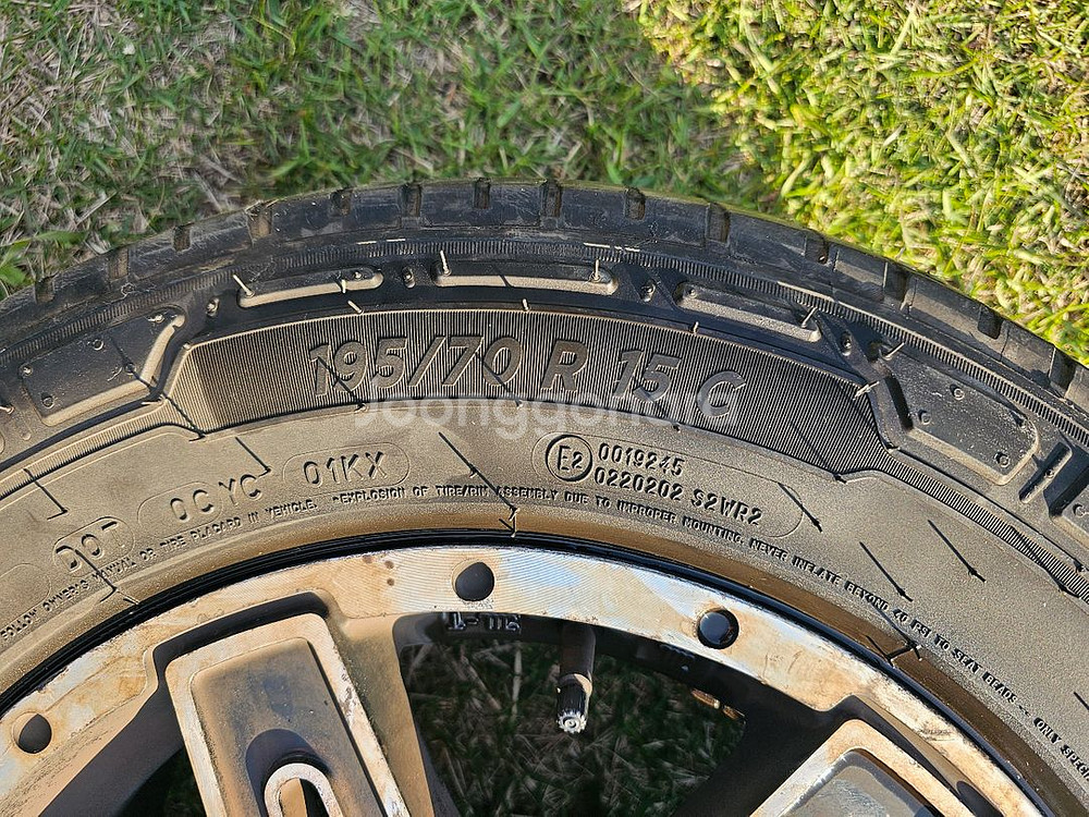 포터2 전륜 사제 휠타이어 2개 세트--1