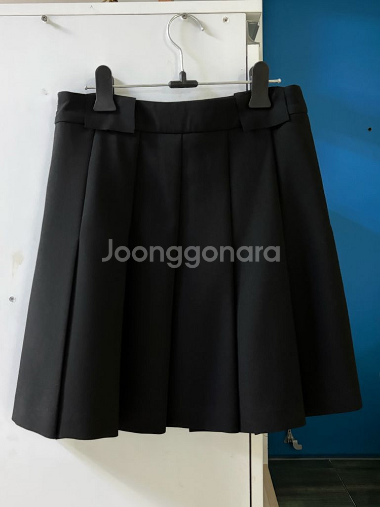 아카이브제이투유 미니 플리츠 스커트 블랙 s--1
