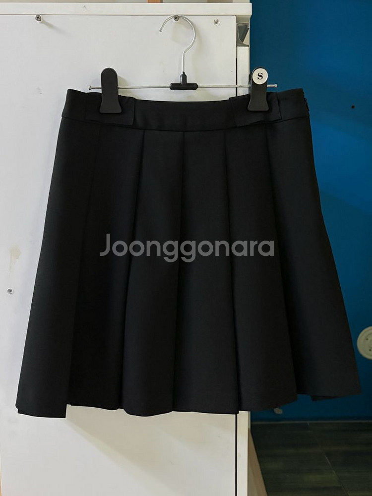 아카이브제이투유 미니 플리츠 스커트 블랙 s--2