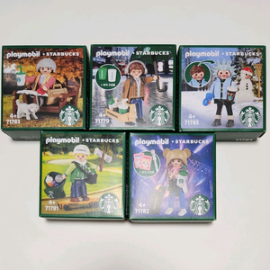 [개별가격 확인] 스타벅스 플레이모빌 - 매리 킴 리키 피터 니나