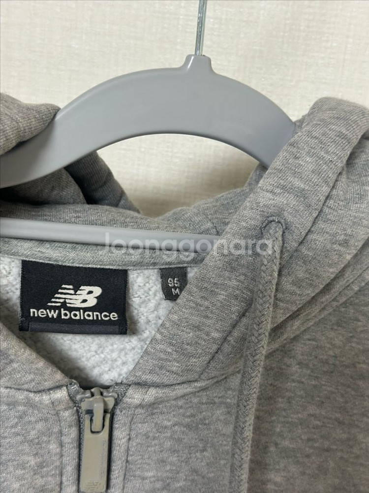 뉴발란스 후드 집업 정품--1