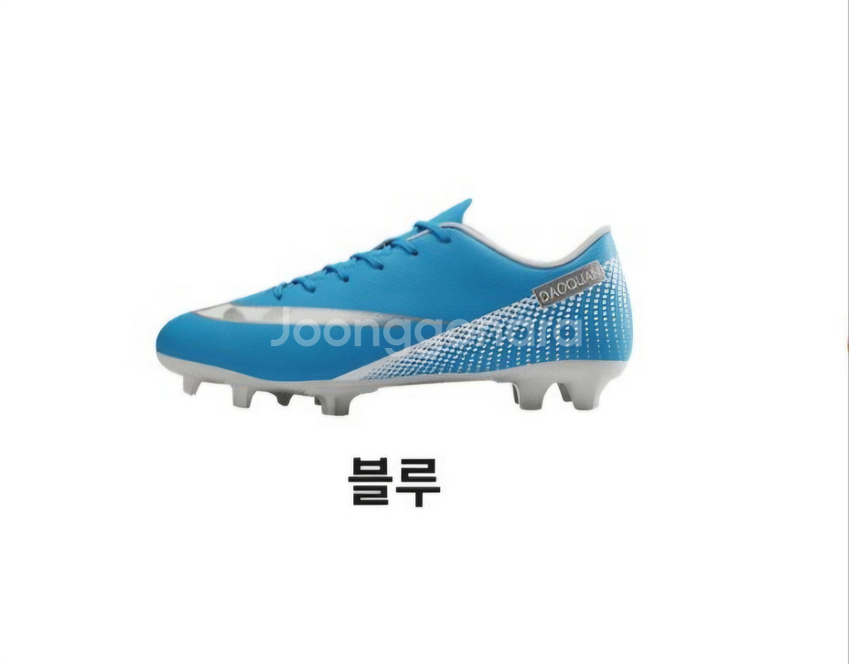 미사용 리온 컬러 스파이크 인조 잔디 축구화 285mm--5