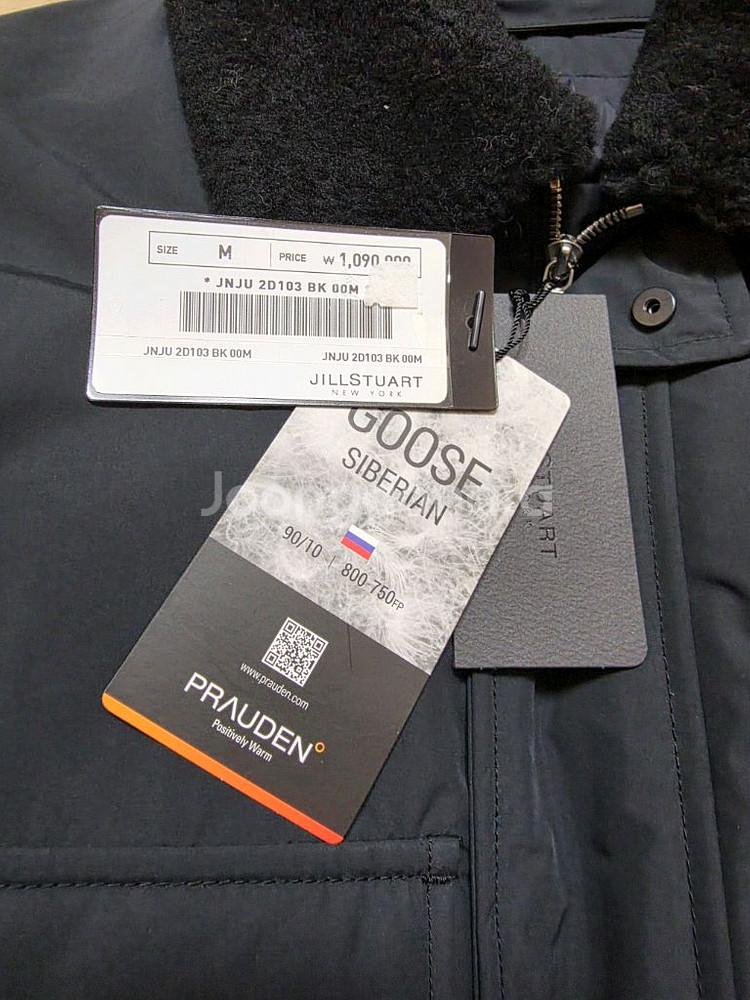 질스튜어트뉴욕 천연 양털 무스탕 점퍼 M 105 정핏 정가 109만원--2