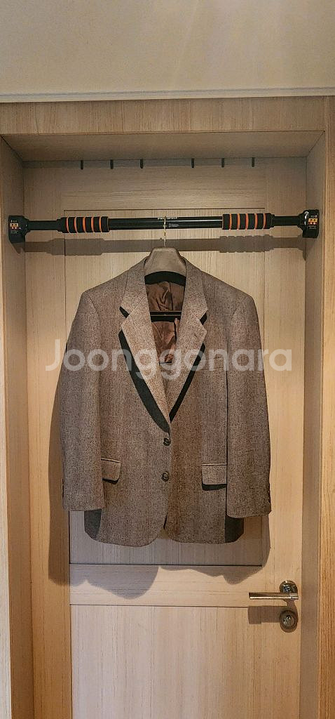 브라운 모직자켓 L--0