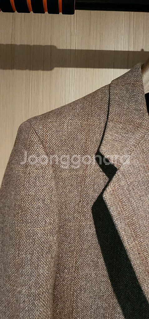 브라운 모직자켓 L--2