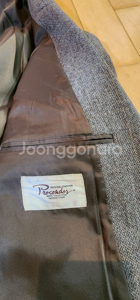 브라운 모직자켓 L--6