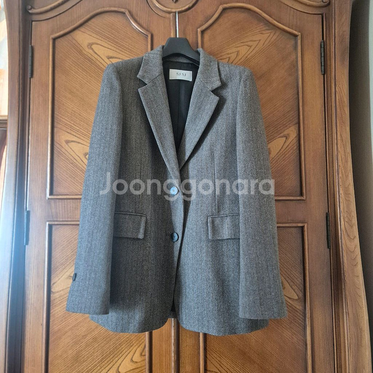 sjsj 헤링본 자켓--0