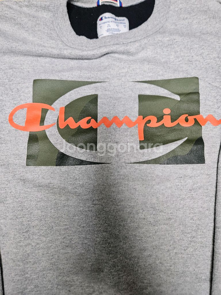 챔피온 로고 맨투맨XL회색--2