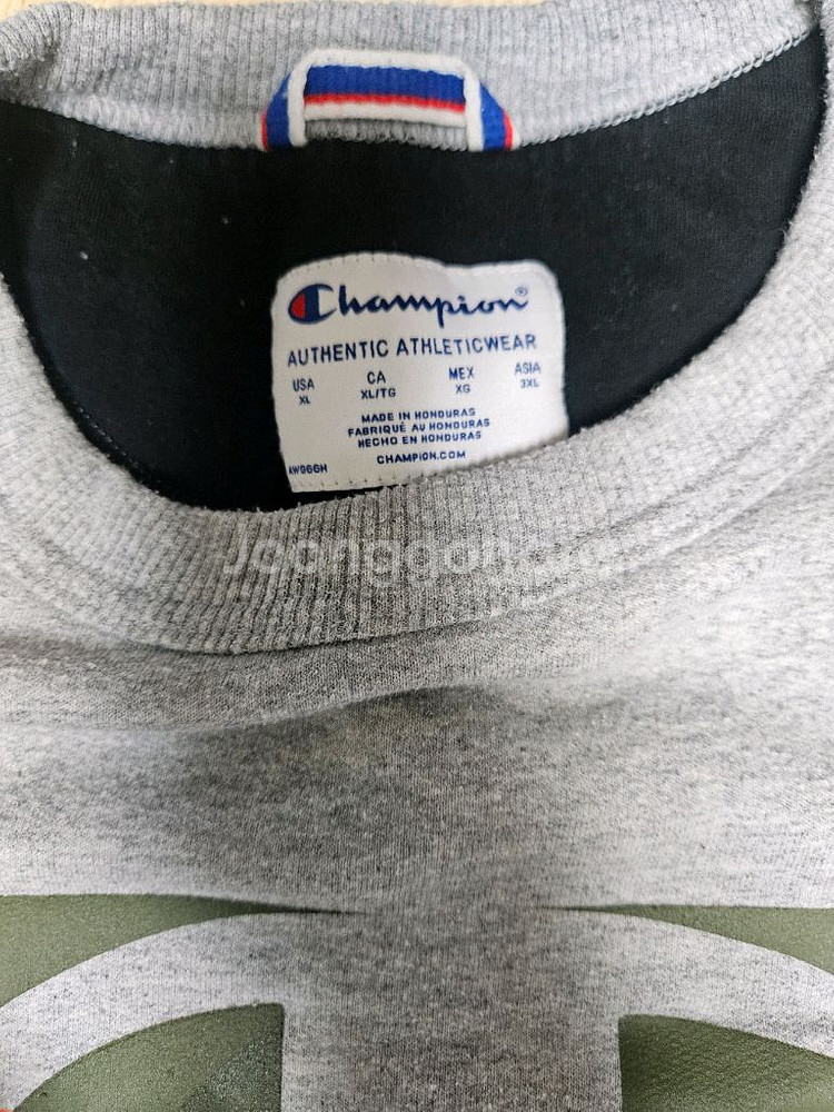 챔피온 로고 맨투맨XL회색--1