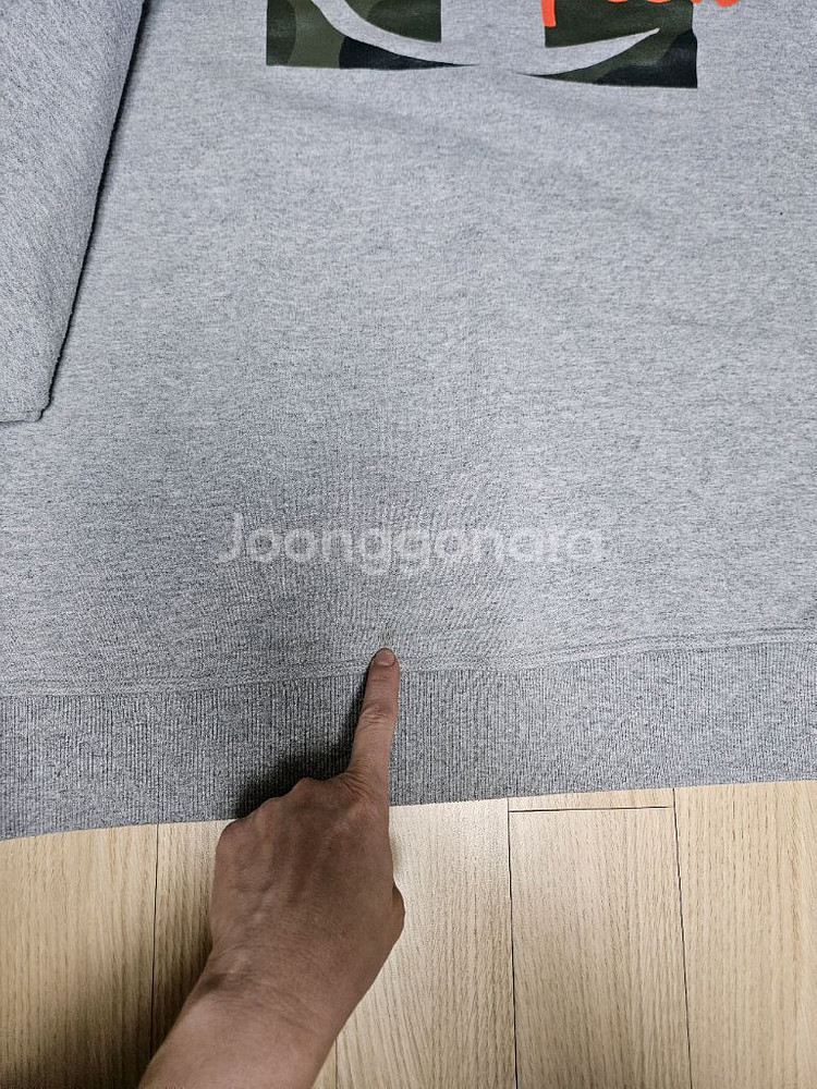 챔피온 로고 맨투맨XL회색--4