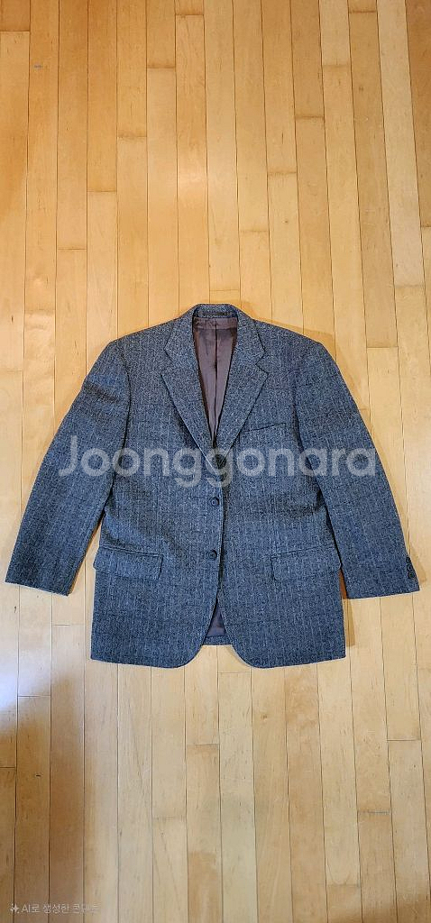 그레이 트위드 모직자켓 L--3