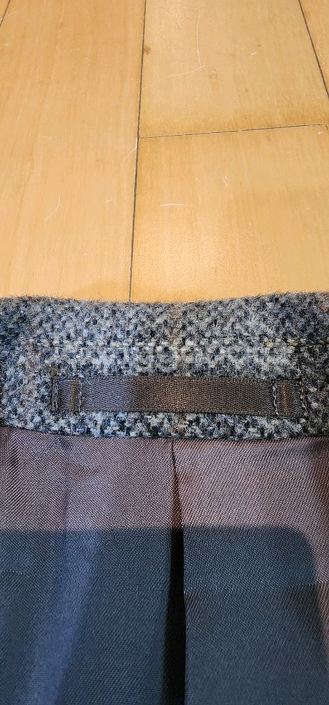 그레이 트위드 모직자켓 L--5