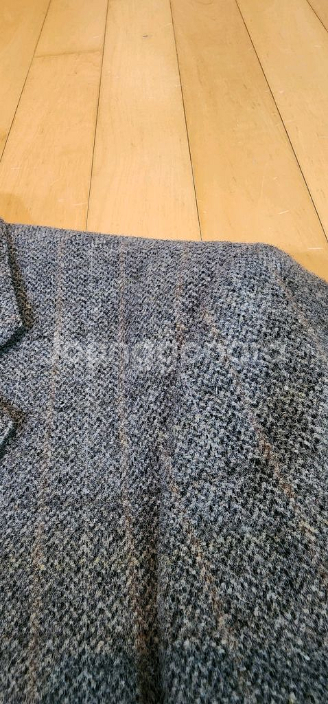 그레이 트위드 모직자켓 L--6