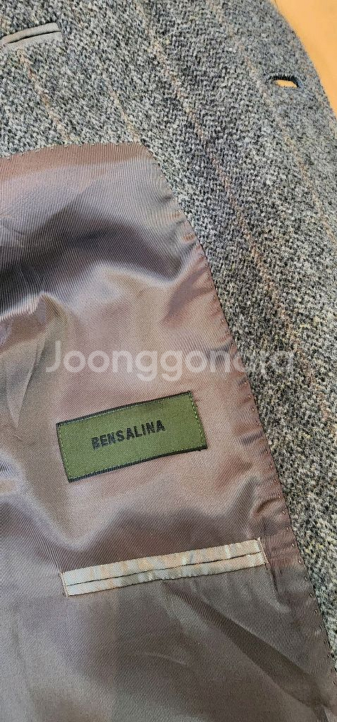 그레이 트위드 모직자켓 L--7