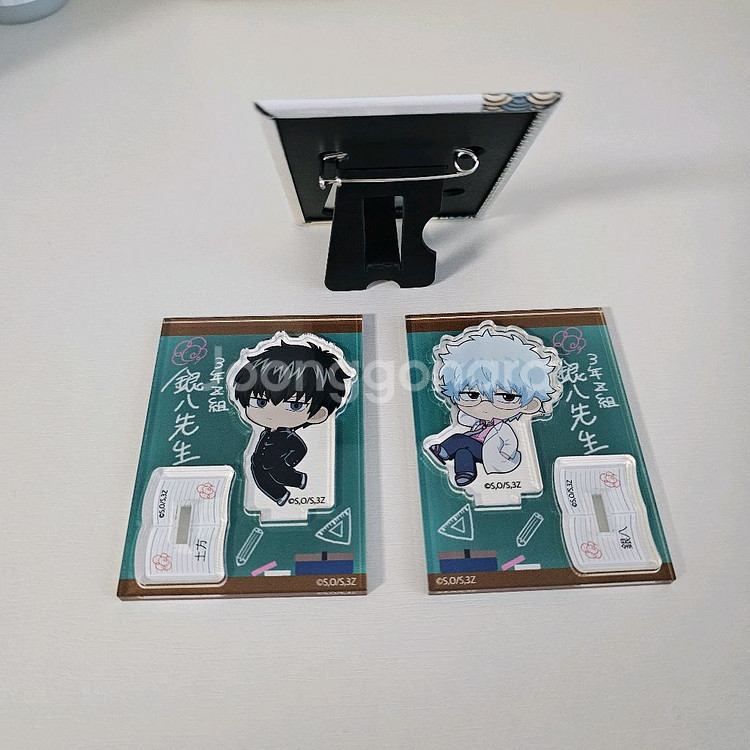 은혼 삼젯 긴파치 히지카타 아크릴 스탠드 백야차 긴토키--2