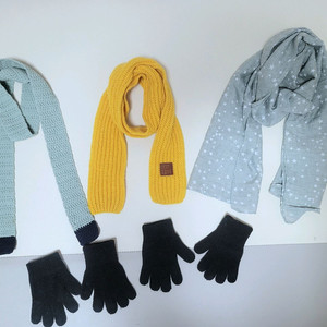 유아용 목도리, 머플러, 장갑