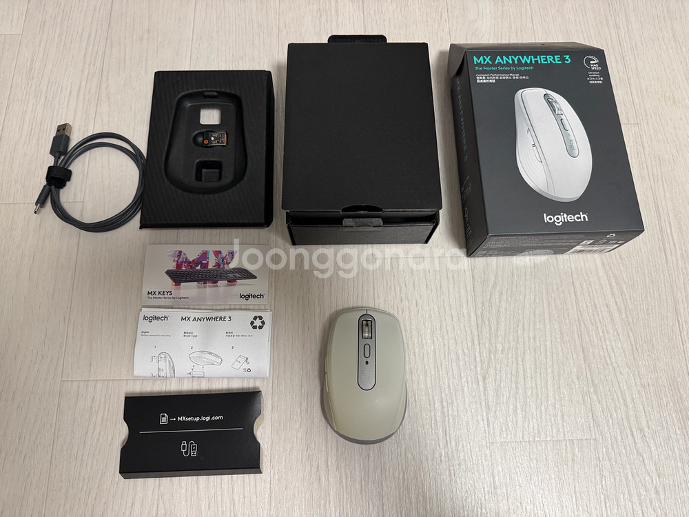 로지텍 MX ANYWHERE 3 무선마우스 화이트--0