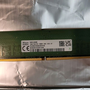 sk하이닉스 DDR5-5600MHz 32gb(16gb*2)a다이 램