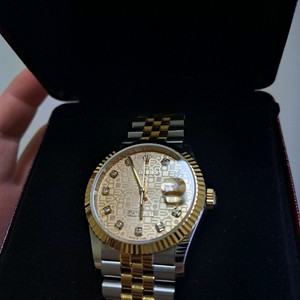 롤렉스 데이트저스트36 컴퓨터판 콤비