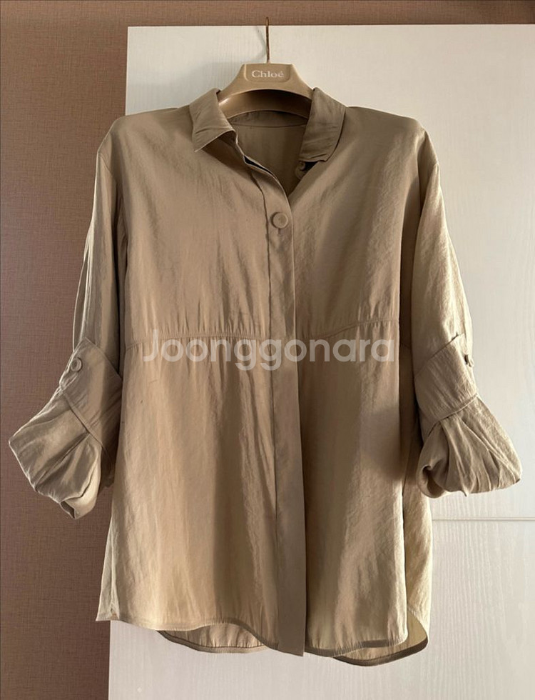 구호 KUHO 24 새틴 자켓 셔츠--2