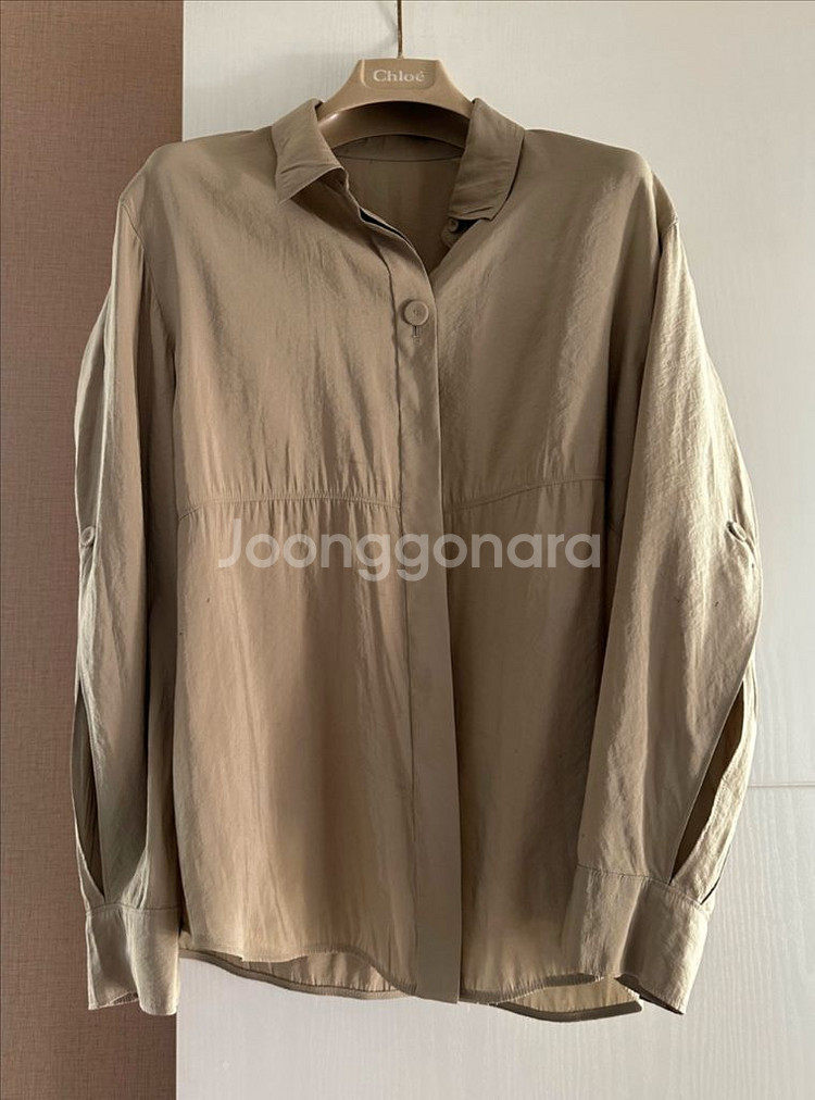 구호 KUHO 24 새틴 자켓 셔츠--1