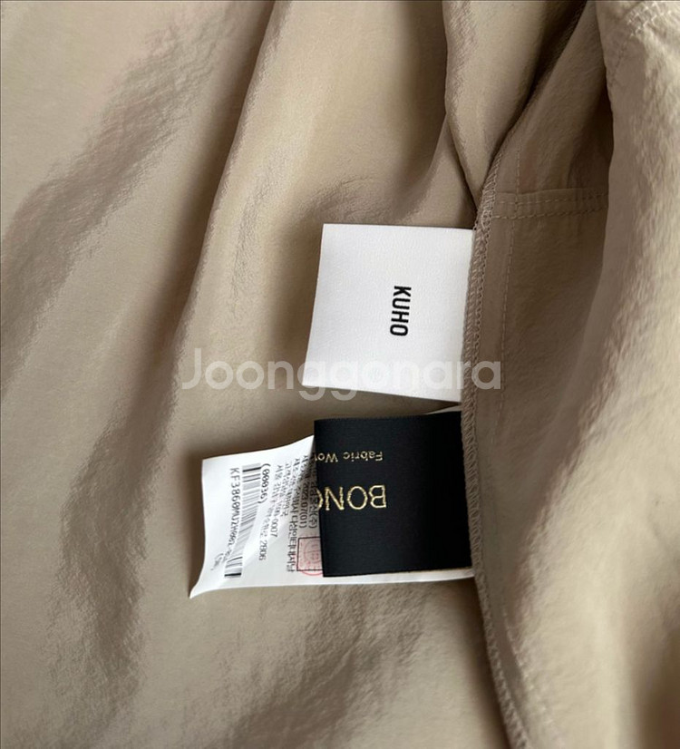 구호 KUHO 24 새틴 자켓 셔츠--4