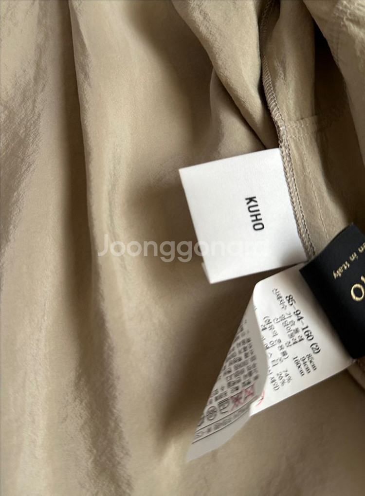 구호 KUHO 24 새틴 자켓 셔츠--5