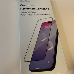 컬러스케일 반사캔슬링 강화유리 아이폰16